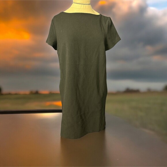 FRNCH Paris Dress Black Short Sleeves Work Party Mesh Back Panel NWT Size S - Picture 1 of 3